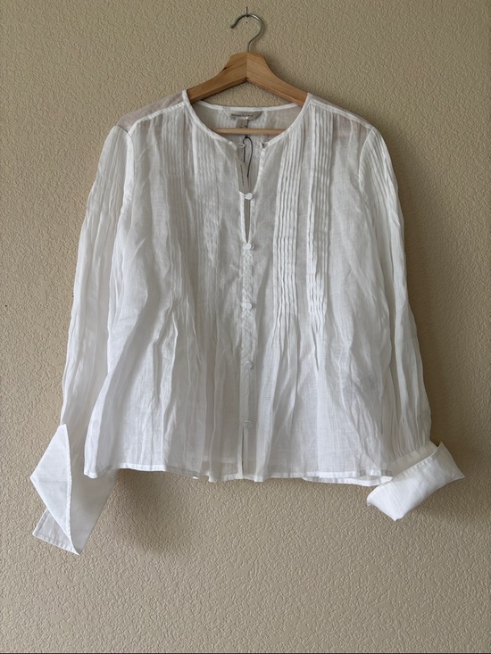Banana Republic Tops - Banana Republic Ramie Pintuck Blouse- NWT